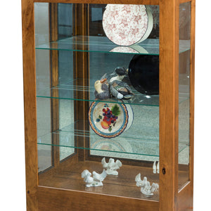 Leda- Amish Solid Wood Curio Display Cabinet