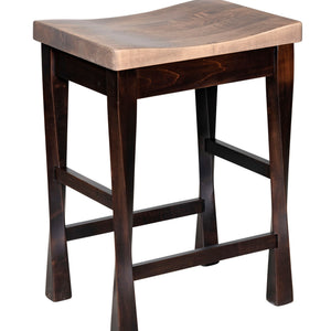 Lexington - Solid Wood Dining Backless Bar Stool