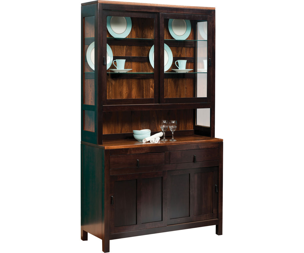 Lillie - Amish Hardwood 2 Door Dining Hutch
