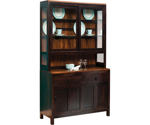 Lillie - Amish Hardwood 2 Door Dining Hutch