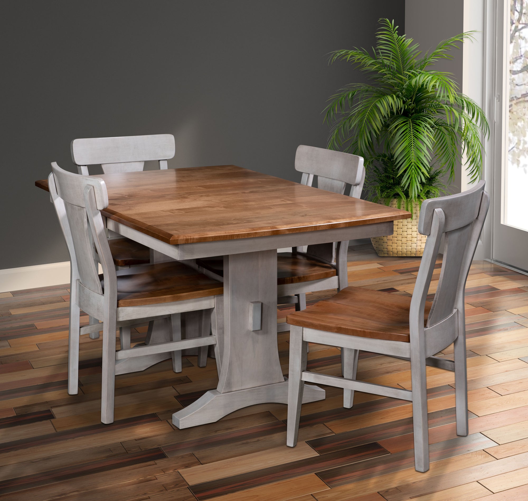 Lisa -  Amish Handcrafted Solid Wood Dining Chair