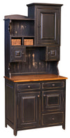 Little Lizzie - Amish Handcrafted Cabinet With Hutch And Optional Baskets
