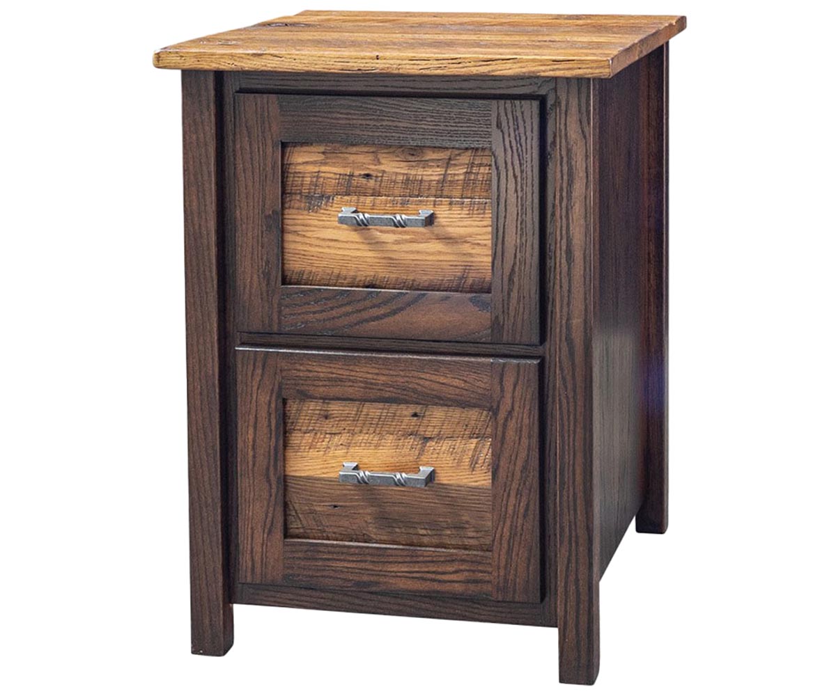 Loft - Amish Hardwood 2 Drawer File Cabinet