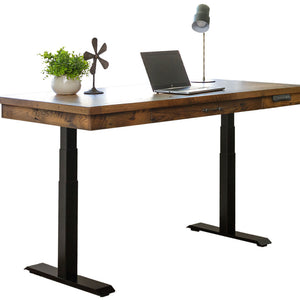 Loft - Amish Hardwood 50" Lift Desk Table With Barn Wood Top