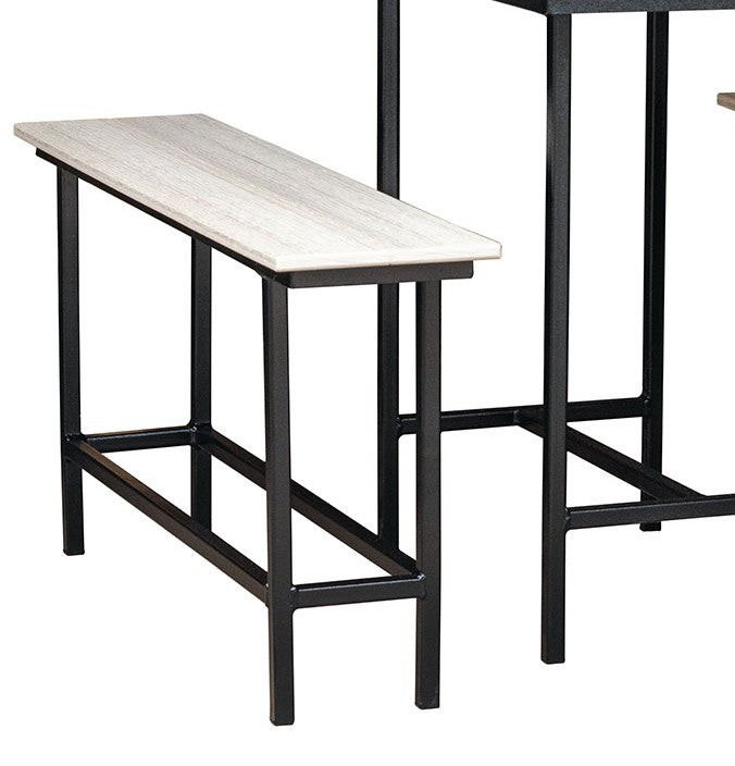 Mirror Lake - Poly Wood & Powder Coated Steel Outdoor Bench