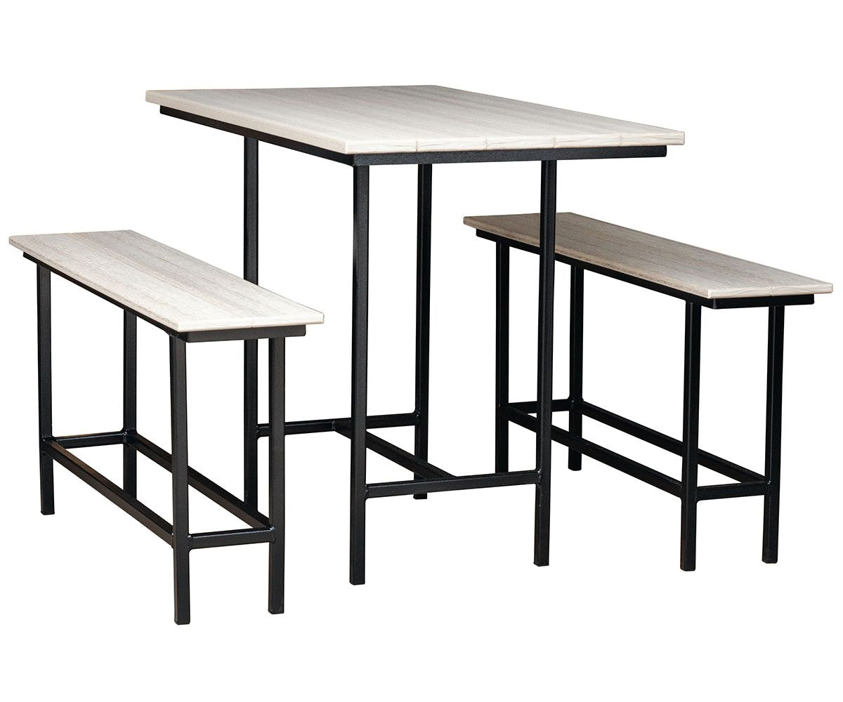 Mirror Lake - Poly Wood & Powder Coated Steel Outdoor Table
