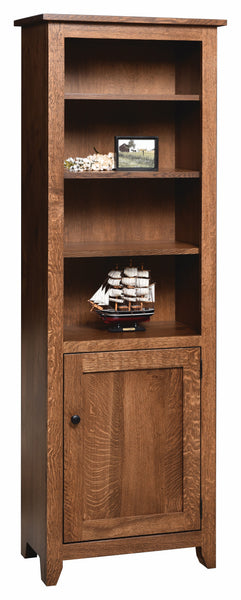 Amish Modern Mission Bookcase - 24" Width