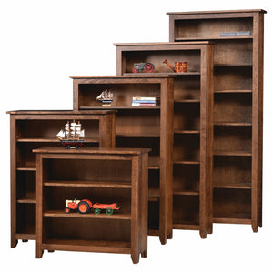 Amish Modern Mission Bookcase - 36" Width