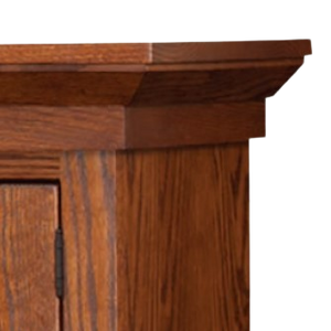 Modern Mission - Amish Modern Shaker 4 Piece Entertainment Center