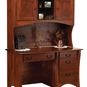 Master - Amish Desk with Optional Hutch Topper