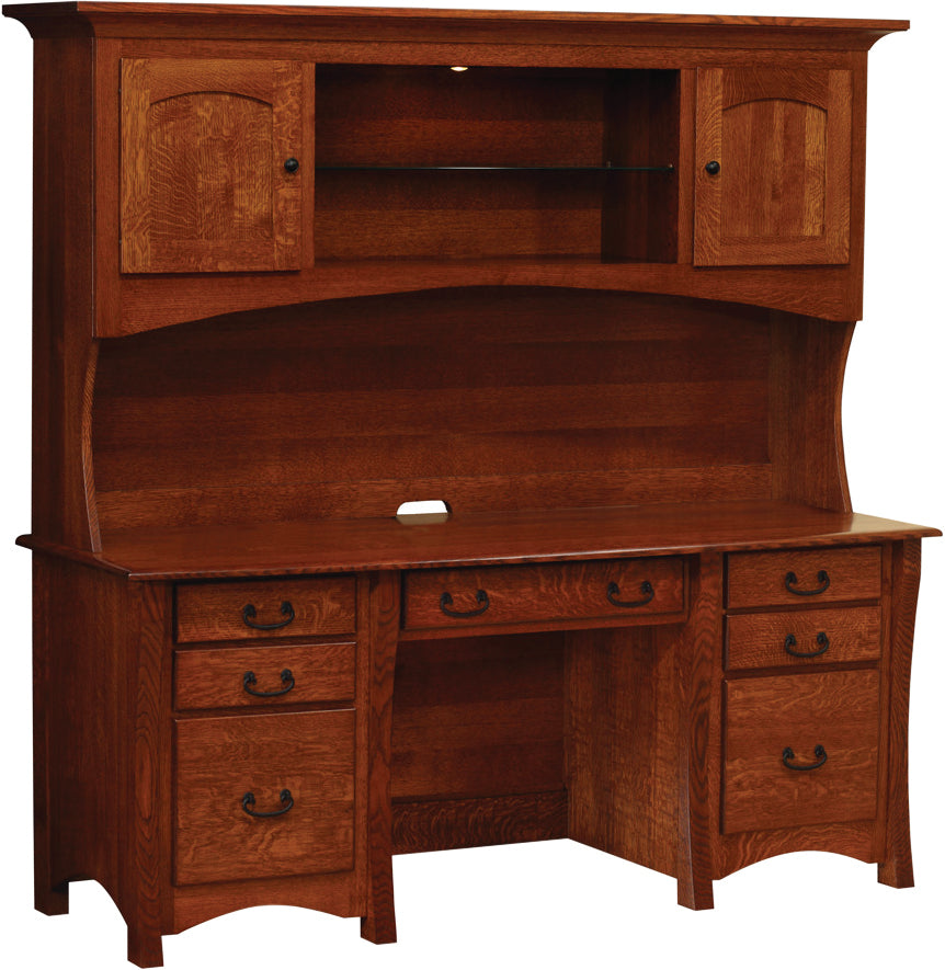 Rustic Desk Topper Master - Amish 70.5