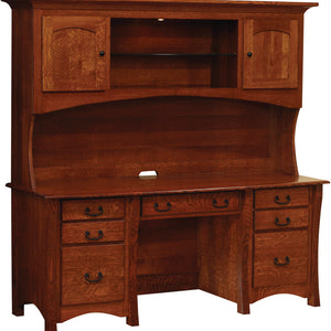 Master - Amish 70.5" Desk with Optional Hutch Topper