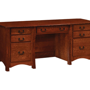 Master - Amish 70.5" Desk with Optional Hutch Topper