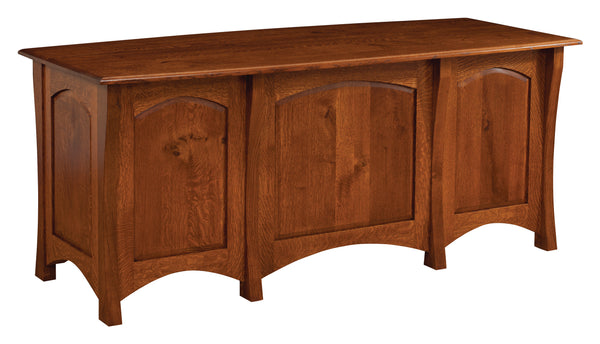 Master - Amish Executive Desk with Optional Hutch Topper