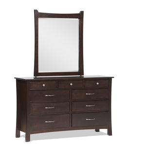 Madison - Hardwood Amish Double Dresser With Optional Mirror