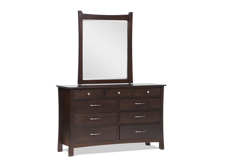 Madison - Hardwood Amish Double Dresser With Optional Mirror