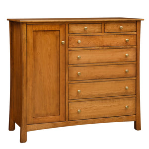Madison - Hardwood Amish Gent's Chest Door & Drawer