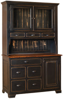 Mandie's -  Amish Handcrafted Cabinet With Hutch