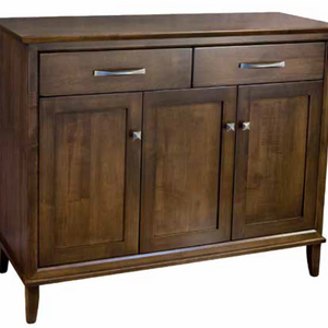 Manhattan- Amish Handcrafted Buffet Cabinet With Optional Mirror