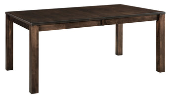 Manhattan Leg- Handcrafted Solid Top or Extension Dining Table