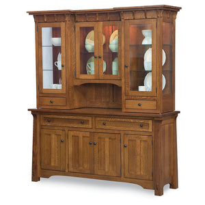 Manitoba - Amish 4 Door 2 Drawer Dining Hutch