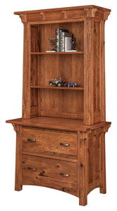 Manitoba - Amish Hardwood Lateral File With Optional Hutch