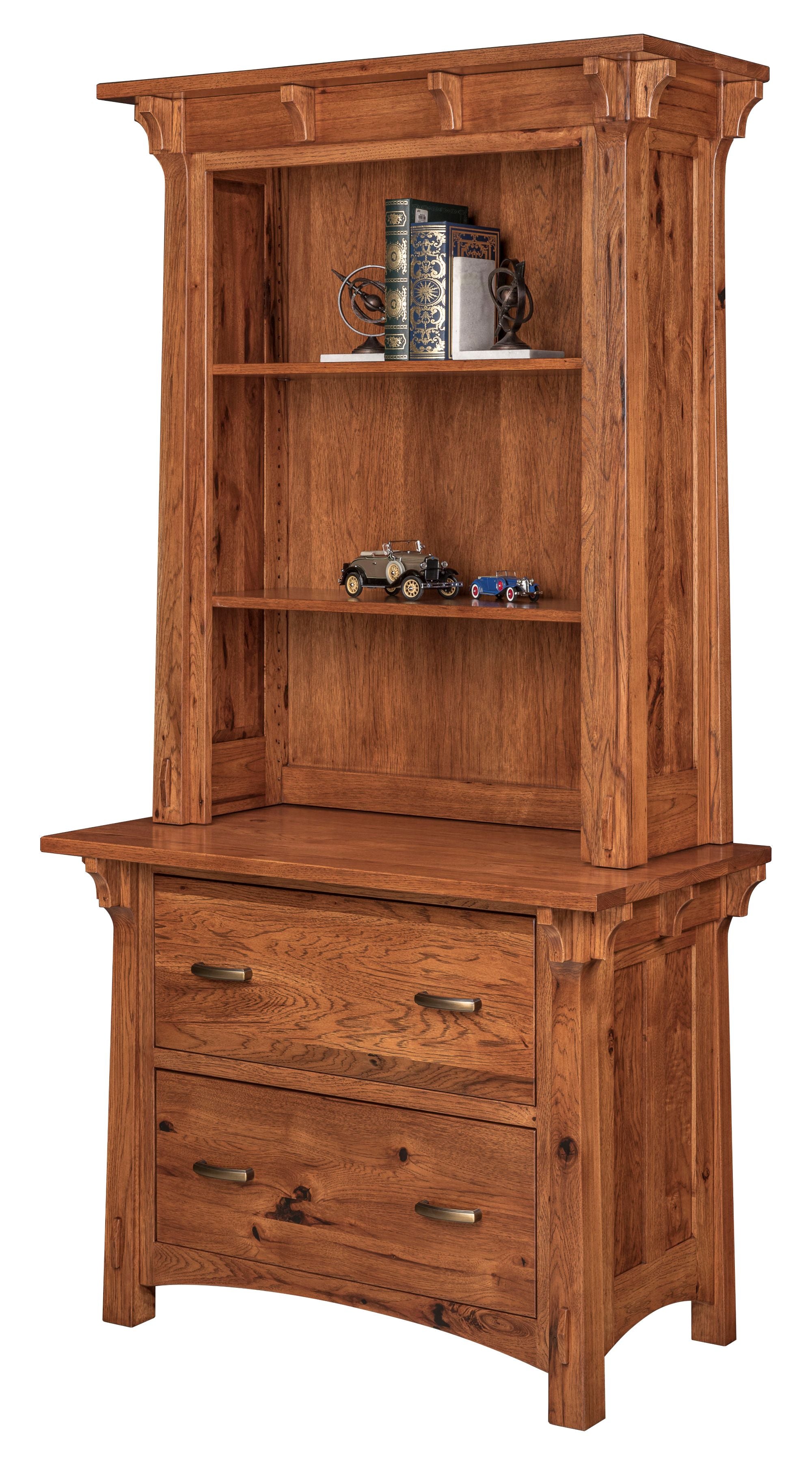 Manitoba - Amish Hardwood Lateral File With Optional Hutch