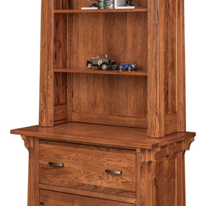 Manitoba - Amish Hardwood Lateral File With Optional Hutch