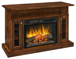 Marshall - Amish Handcrafted Electric Fireplace Stand