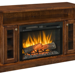 Marshall - Amish Handcrafted Electric Fireplace Stand