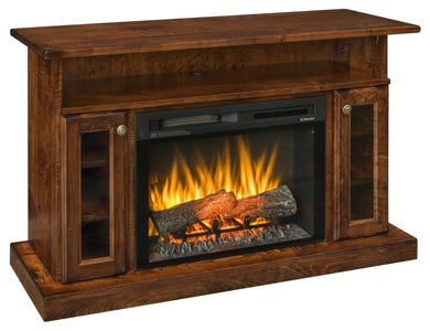 Marshall - Amish Handcrafted Electric Fireplace Stand