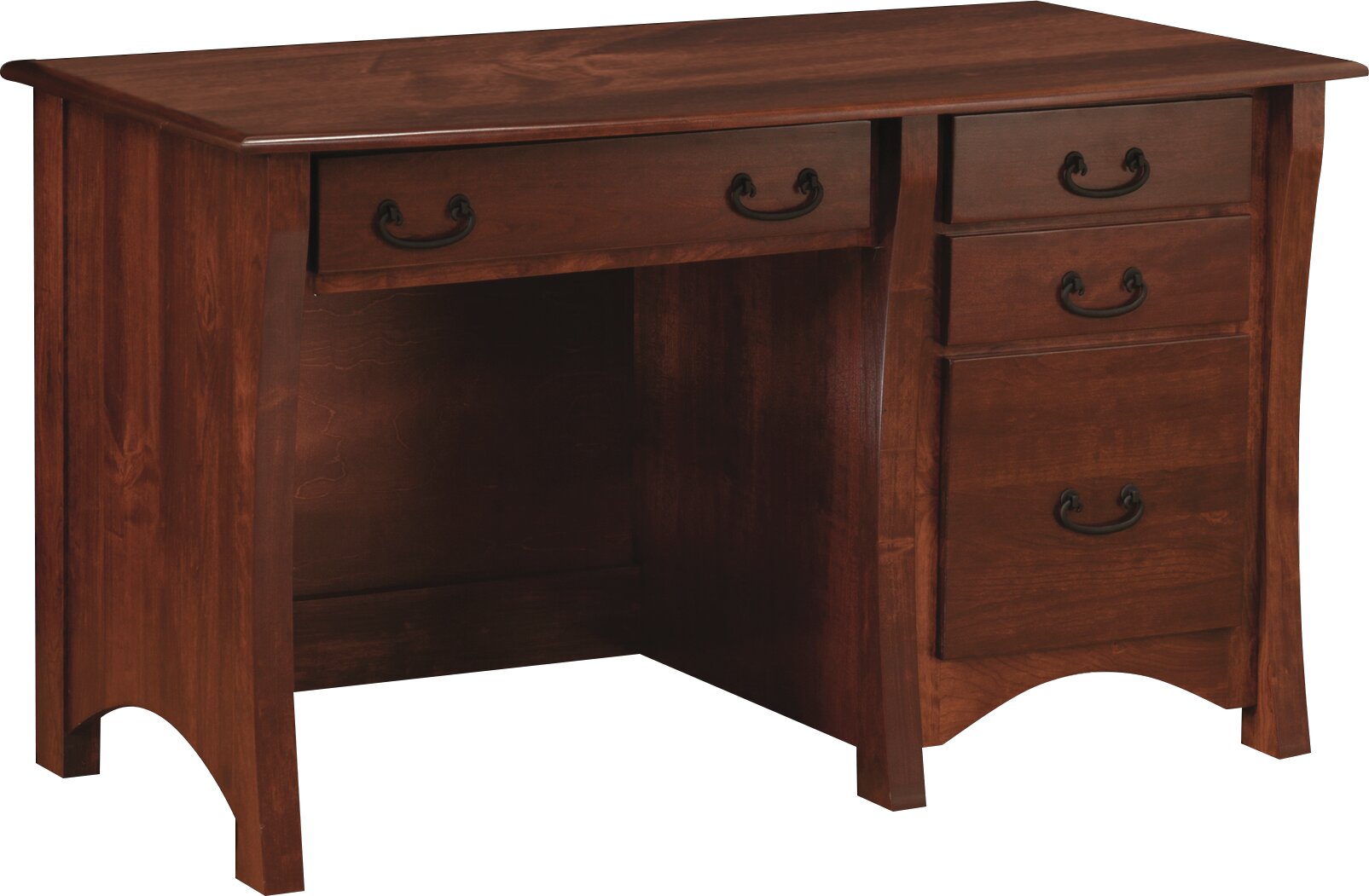 Master - Amish 53" Desk with Optional Hutch Topper
