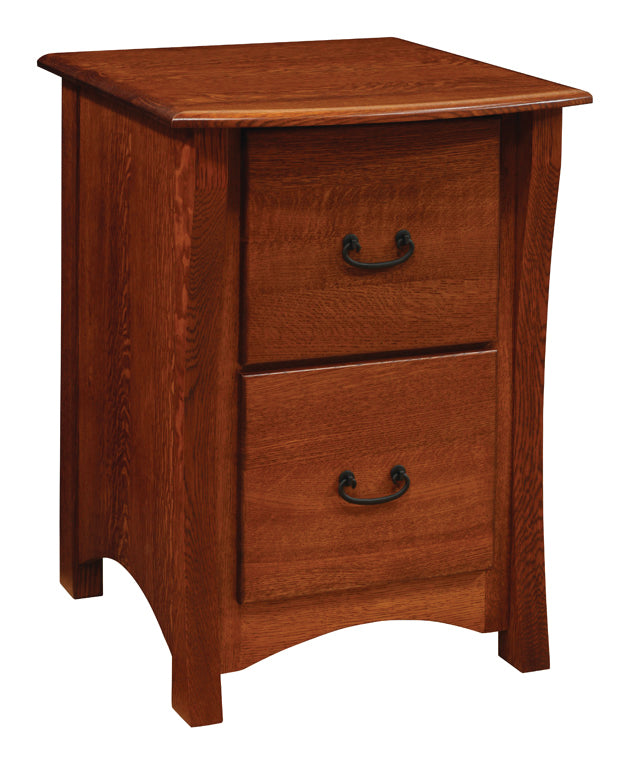 Master - Amish Handcrafted 2 Drawer File Cabinet