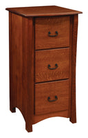 Master - Amish Handcrafted 3 Drawer File Cabinet