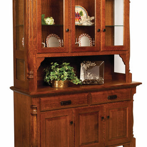 Mattina - Amish Handcrafted 3 Door Dining Hutch