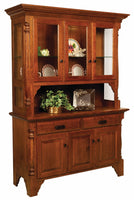 Mattina - Amish Handcrafted 3 Door Dining Hutch