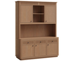 Millhall - Amish Hardwood 3 Door Dining Server With Hutch