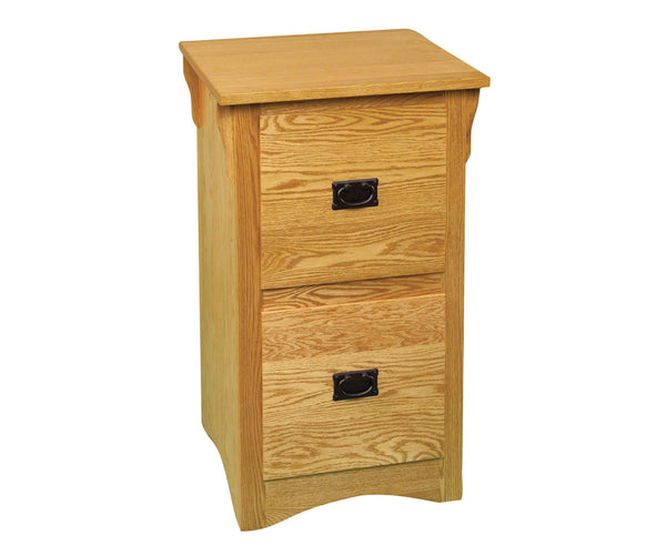 Mission- Amish Hardwood 2 Drawer File Cabinet