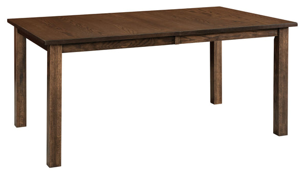 Mission Leg - Handcrafted Solid Top or Extension Dining Table