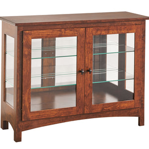 Mission - Amish Hardwood Small Console Cabinet
