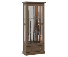Mission - Handcrafted Sliding Door Gun Cabinet - Available In 2 Sizes