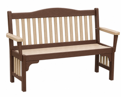 Mission - Poly Outdoor Park Bench