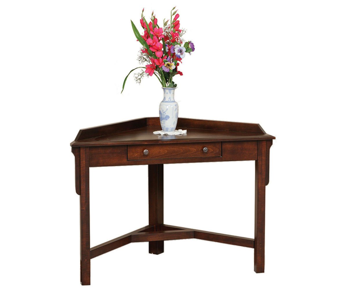 Modern - Amish Hardwood Corner Laptop Desk