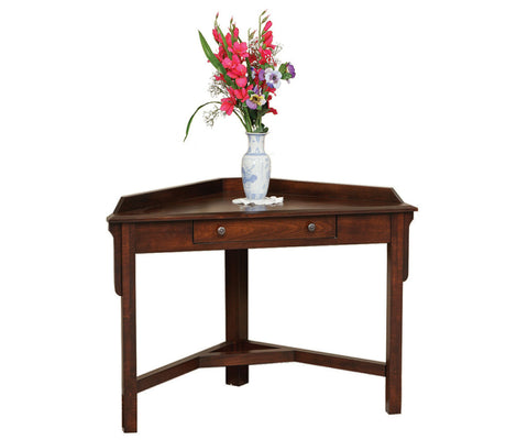 Modern - Amish Hardwood Corner Laptop Desk