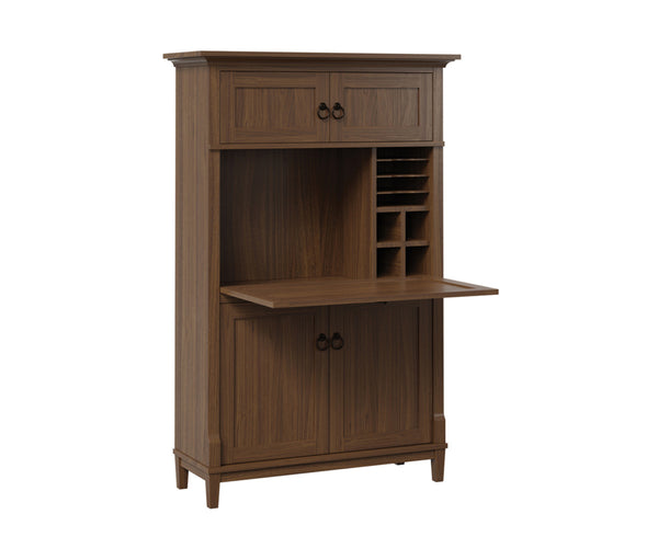 Modern - Amish Hardwood Flip Down Desk