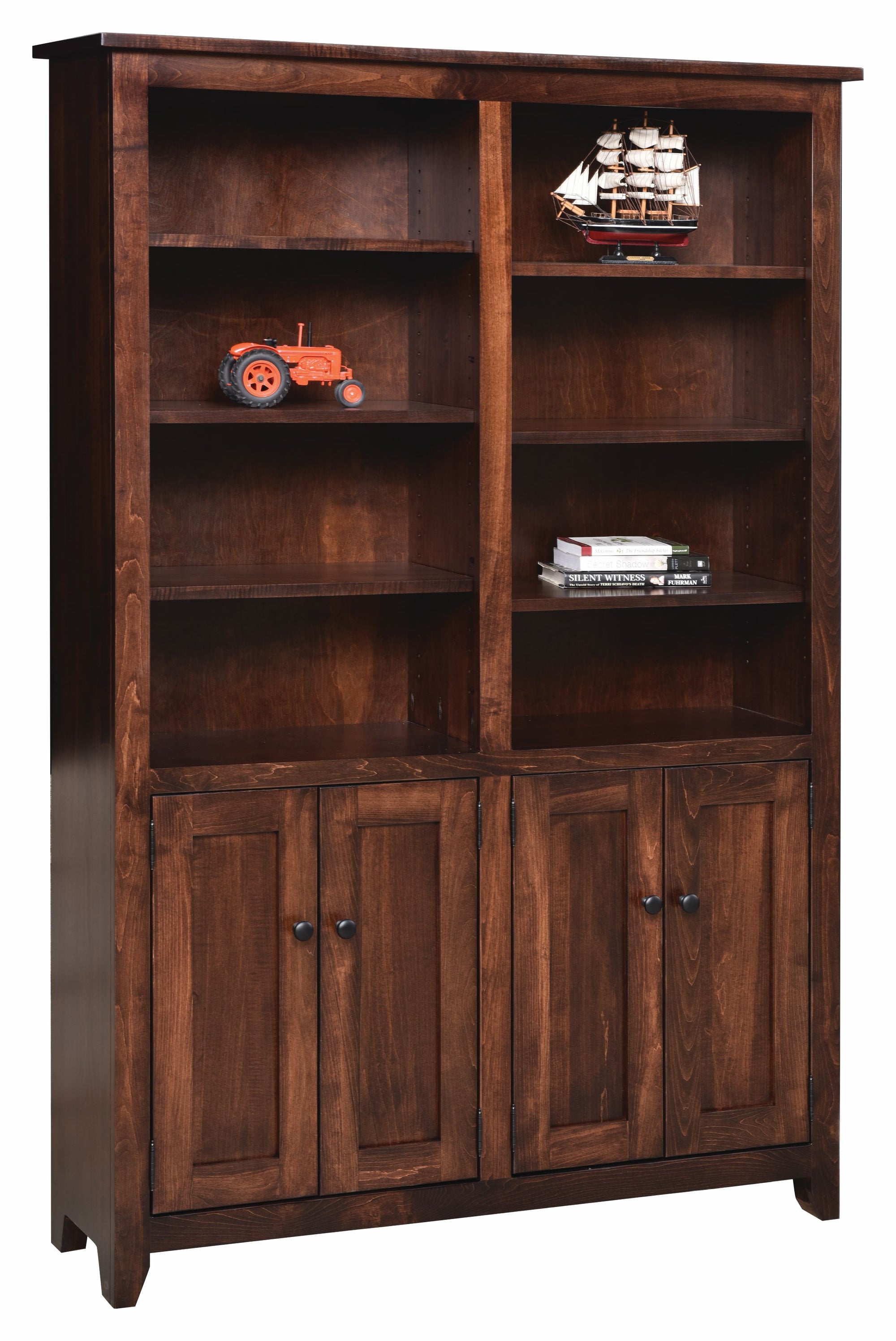 Modern Mission- Amish Handcrafted 48" Bookcase 