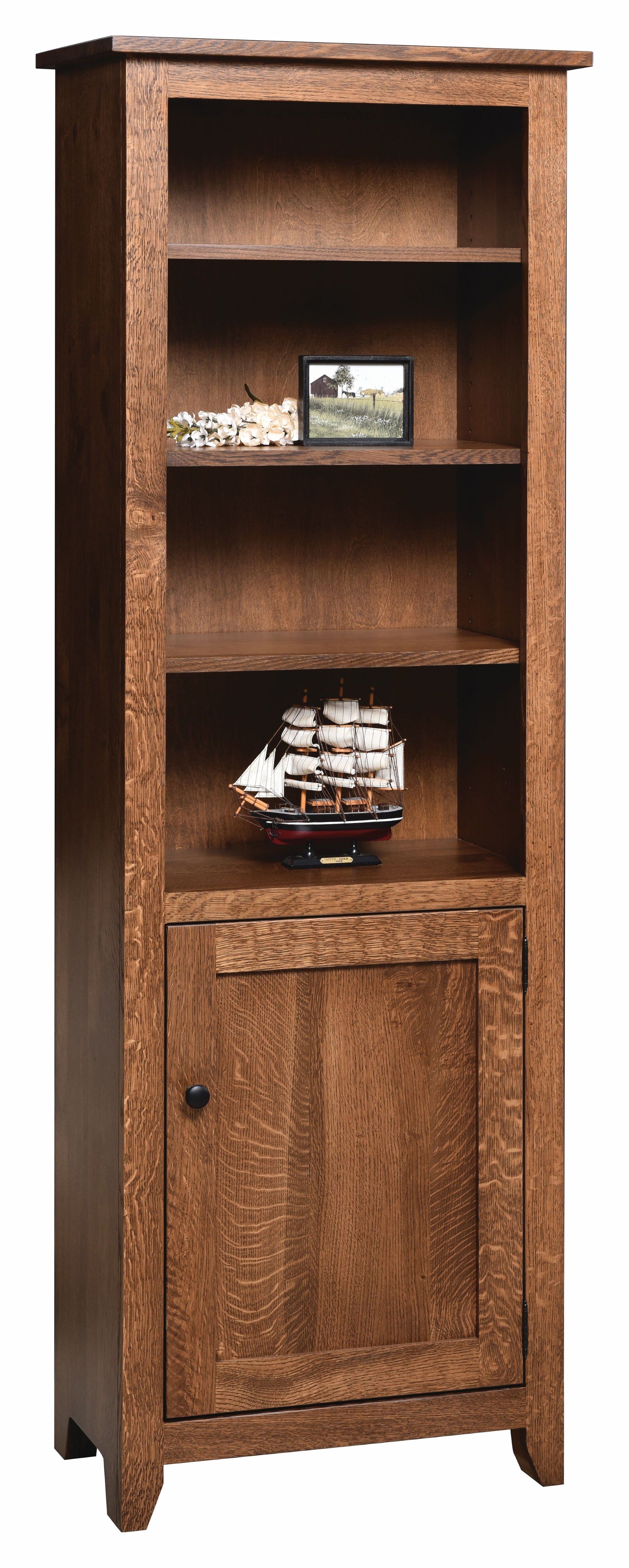 Modern Mission - Amish Handcrafted 24" Bookcase