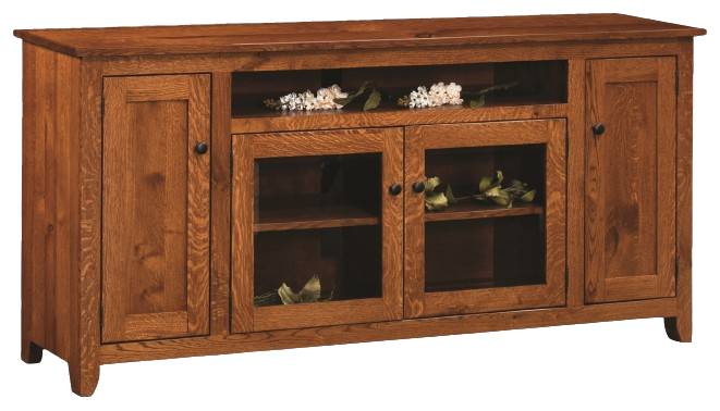 Modern Mission - Amish Handcrafted 70" TV Console