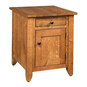 Modern Mission - Amish Handcrafted Enclosed End Table