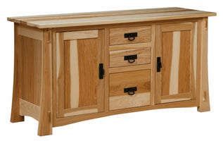 Modesto- Amish Solid Wood Credenza Cabinet